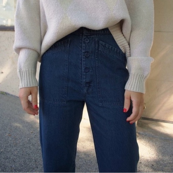 Micaela Greg high-waste, vintage-inspired jeans in light weight denim. Size Sml - Picture 3 of 11